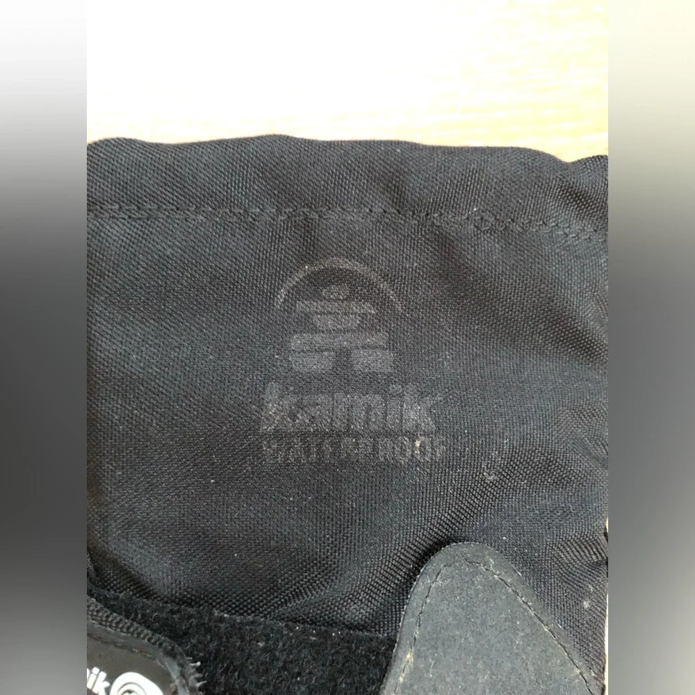 Kamik Black Waterproof Snow Boots 10
